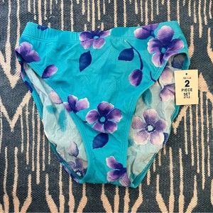Dead Stock Y2K Aqua Bikini Bottoms